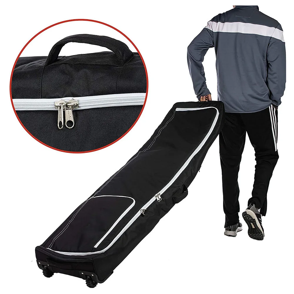 
Water-Resistant Polyester factory supply competitive price padded single ski bag with wheels 
