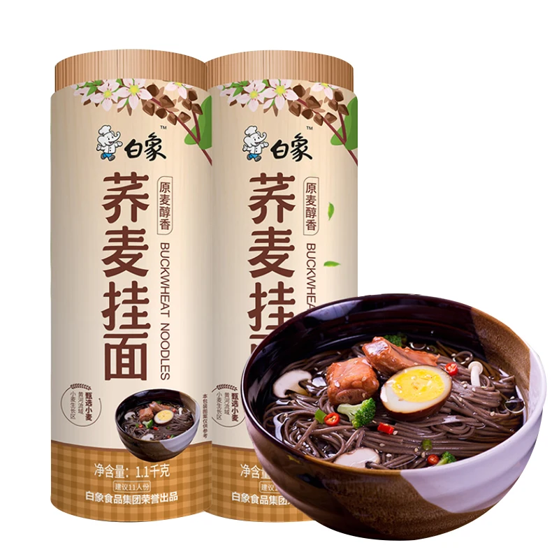 Baixiang / buckwheat noodles 1.1kg*2 rolls of instant noodles