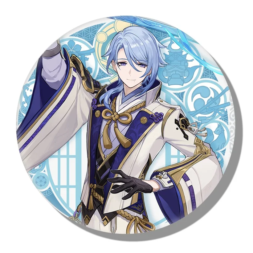 Classical Style Genshin Impact Game Pin Cosplay Cute Brooch Gift Shirt Backpack Lapel Badge Decoration