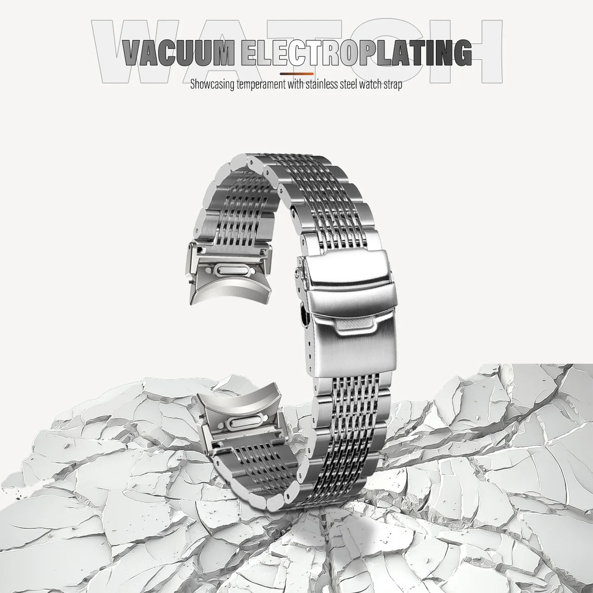 Stainless Steel Strap for Samsung Galaxy Watch 6 5 4 44 40 6 Classic 43 47mm Metal Band for Galaxy Watch 5 Pro 45mm fashion band