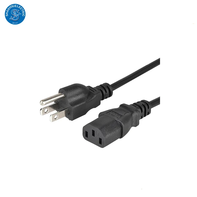 Yantai Shanyou Custom NEMA 5-15P to C13 Power Cord