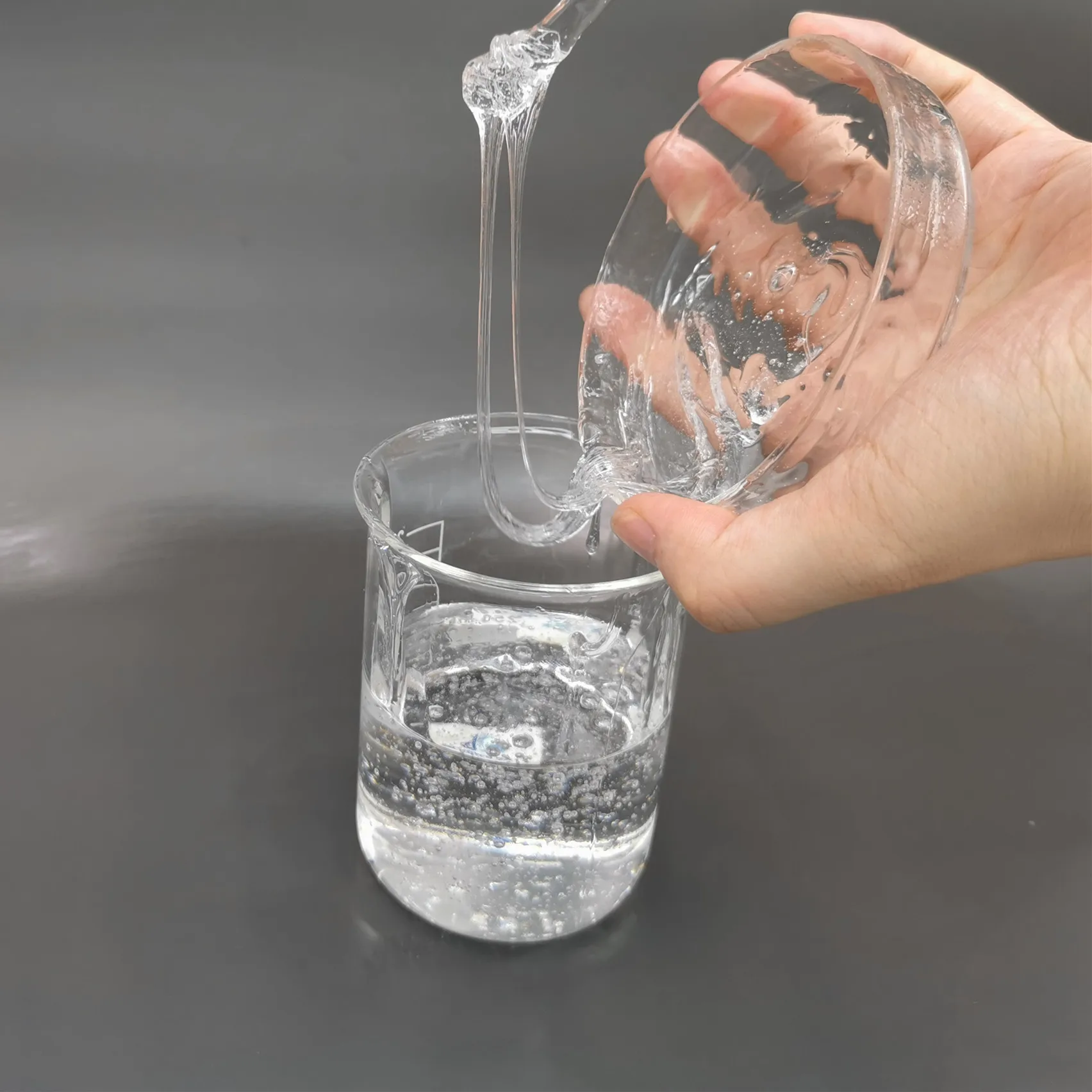 Leather smoothing agent material OH polymer CAS 70131-67-8 RTV silicone rubber hydroxyl silicone oil for sealants