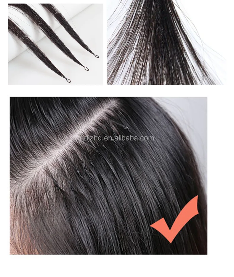 New Product Feather Hair Extensions Invisible Double Drawn 100% Virgin Remy Human Hair Extension