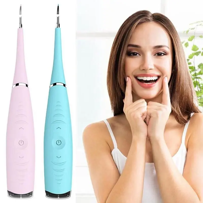 Tooth Stains Tartar Tool Whiten Teeth Health Hygiene Usb Charging Ultrasonic Sonic Dental Scaler Electric Tooth Cleaner