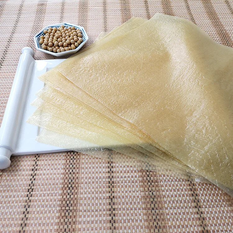 
Hot Sale Healthy dry bean curd sticks and No chemical seasoning Fresh customized No salt tofu soy bean curd sticks 