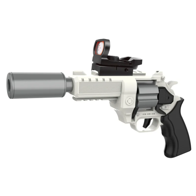 2023 новый дизайн детский крутой Прочный Электрический Мягкий револьвер игрушка 10 м дальность стрельбы пистолет Модель подарок для детей