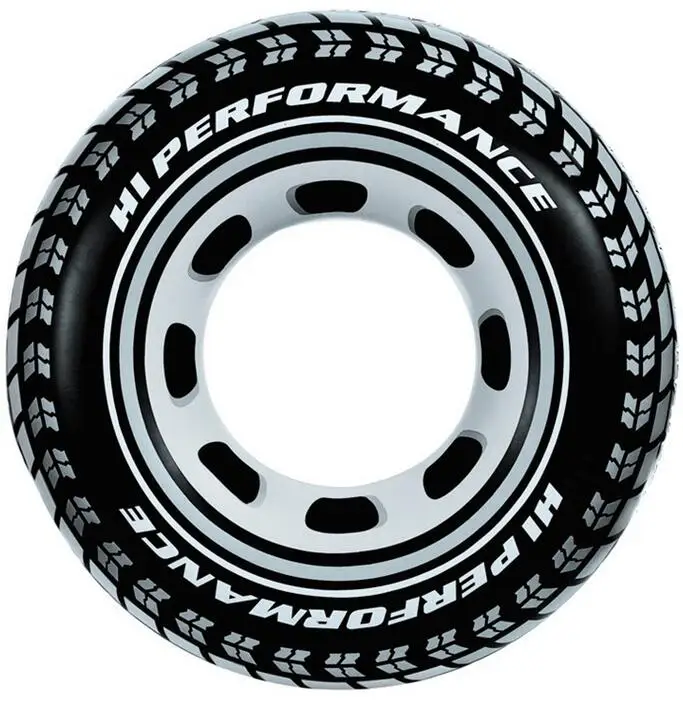 Intex 59252 Summer Swimming Pool Giant Tire Tube Water Inflatable