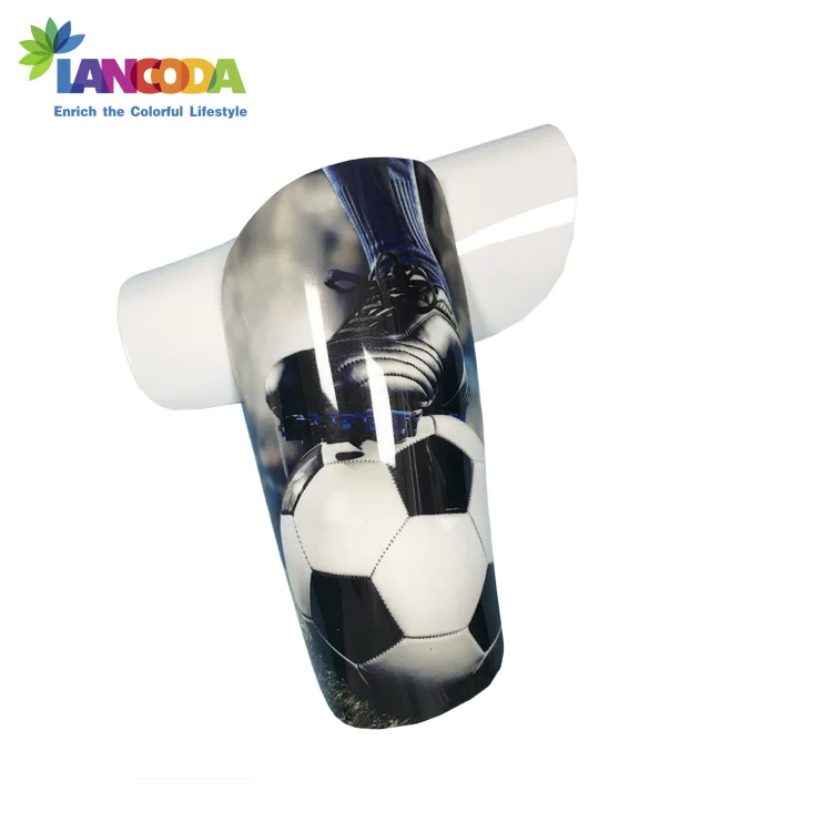 Kids White Small Sublimation Blank Shin Guards