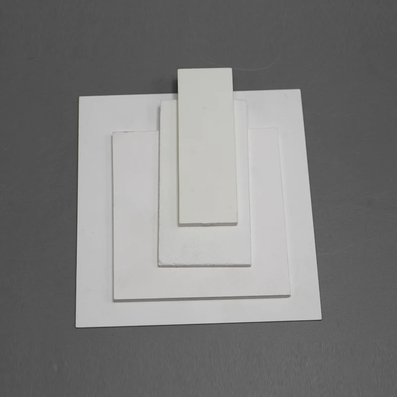 High Purity Magnesia Ceramic Rectangular Plate High Temperature Gasket 68*55*2