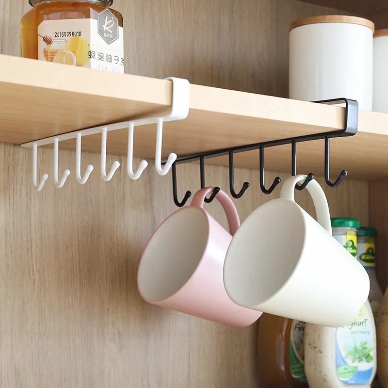 Mug Hooks Under Cabinet Coffee Cup Mug Holder for Kitchen