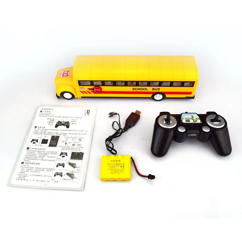 Die Cast Yellow Bright Bus Play Vehicles Diecast Plastic Pull Back School Bus Toy for Toddlers with Mechanism and Open Doors