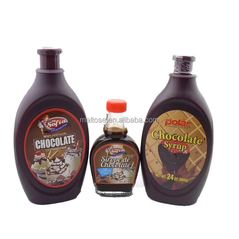 Chocolate ice cream topping with rich and mellow aroma