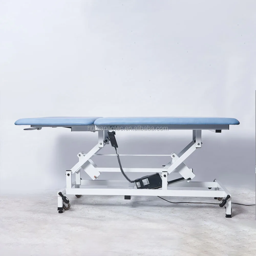 Physical therapy beds rehabilitation equipment 2 section Exercise electric bed elderly care massage bed