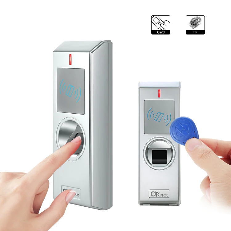 Водонепроницаемая плата IC из цинкового сплава карта NFC ISO1443A и считыватель доступа по отпечатку