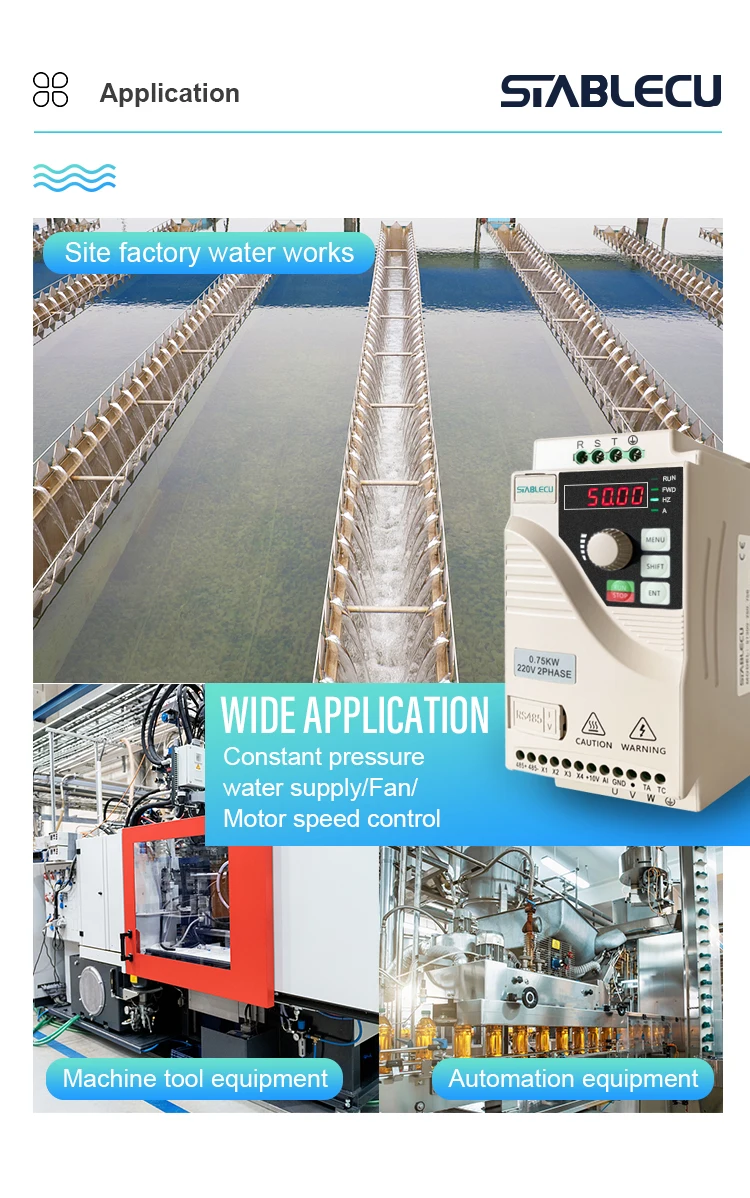 STABLECU 3 Phase 10KW Inverter Best AC Drive 380V VFD