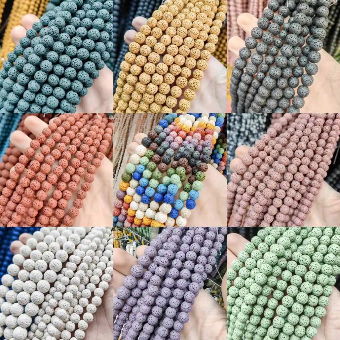 factory price Crystal Chandelier Beads Natural Stone Beads Jewelry Making Plastic