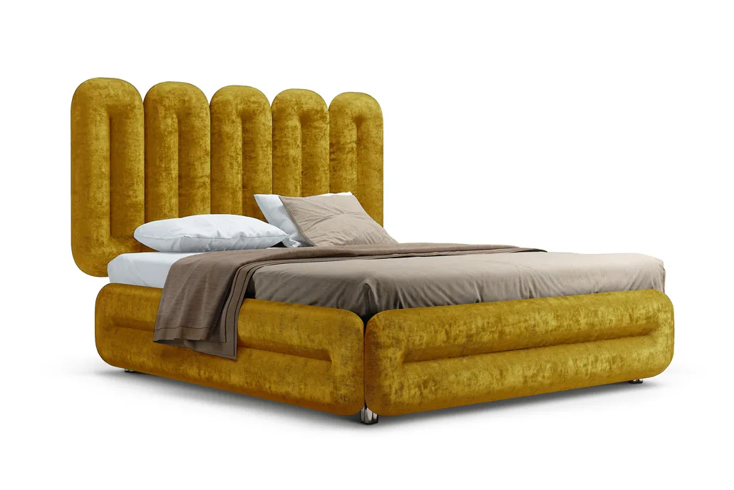 2024 the latest modern simple light luxury double bed
