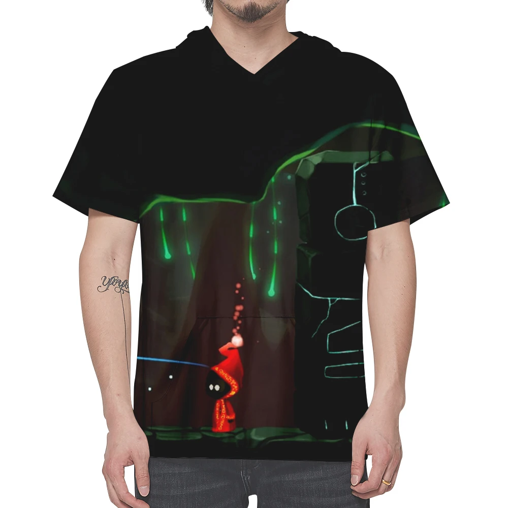 2021 OEM Custom Men color hooded t shirt oversized hip hop tshirt streetwear design t shirts