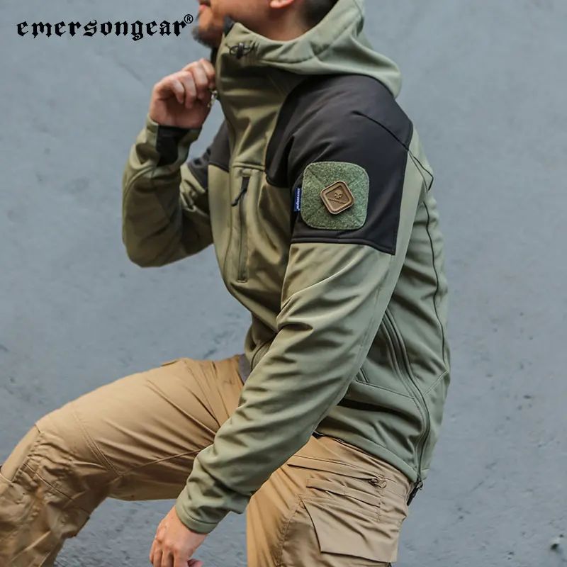 Emersongear Plus Size Thermal Travel Jacket Outdoor Waterproof Jacket Tactical Jackets For Men