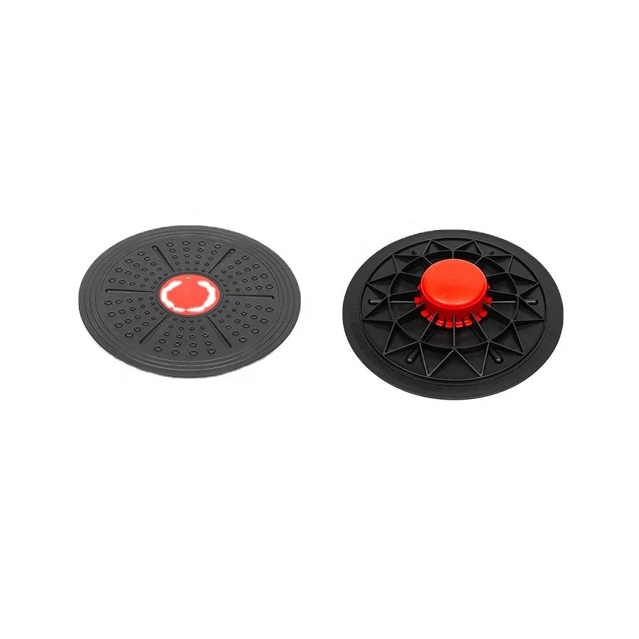 Thick Design Non Slip Plastic Wobble Fitness Balance Board With Spherical Base
