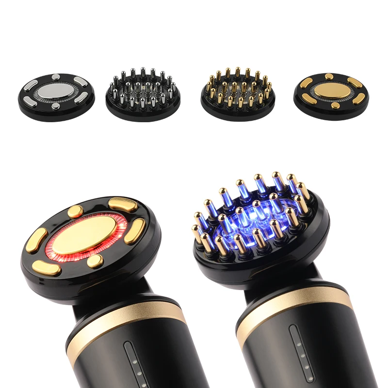 IP X6 Water Proof Two Heads Available Hair Growth Therapy Rf Ems laser  Comb Beauty Device Face Lift Machine