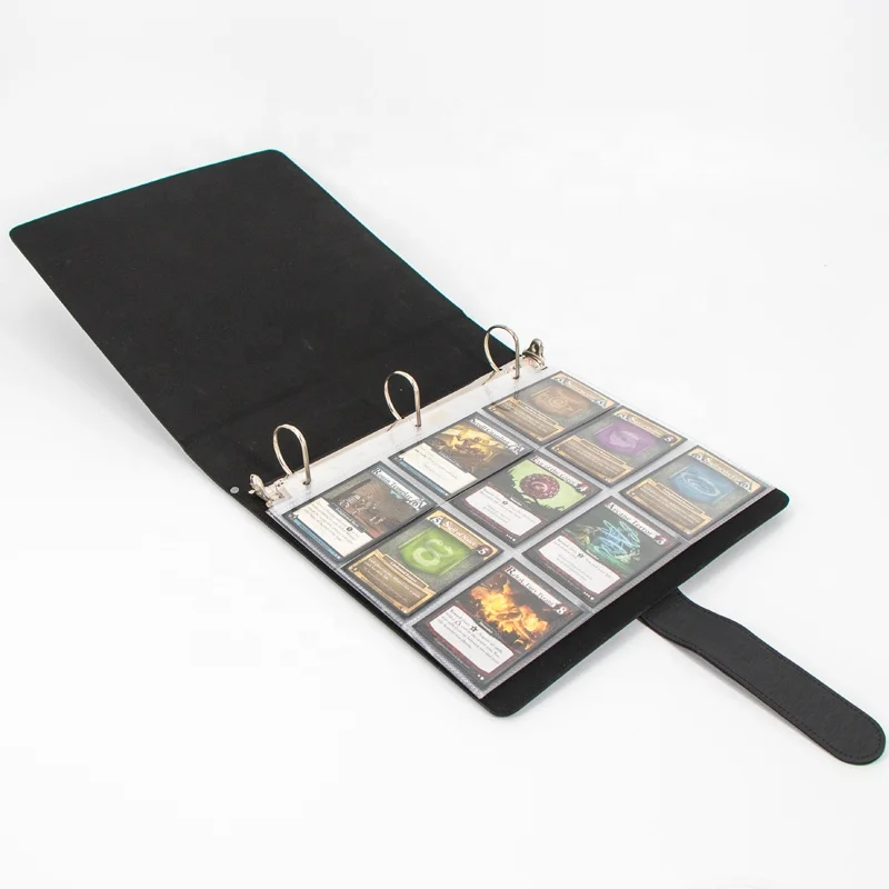 Мини Фотоальбом Padfolio пластиковые кольца из полипропилена Коллекция карточек MTG Yugioh папка для