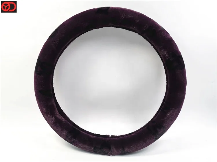 
Faux Fur Car Accessories Shop Plush Protector Auto Car Steering Wheel Cover for Accesorios Para Autos 
