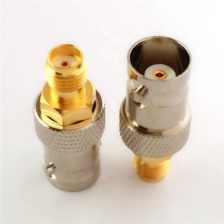 Factory Direct RF Adapter BNC female to SMA female 0-3GHZ High Quality Copper BNC/SMA-KK SMA/BNC-KK