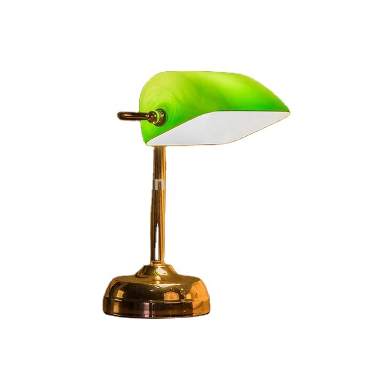 Mini reading lamp banker lamps energy saving bulb study adjustable vintage touch desk lamps e14