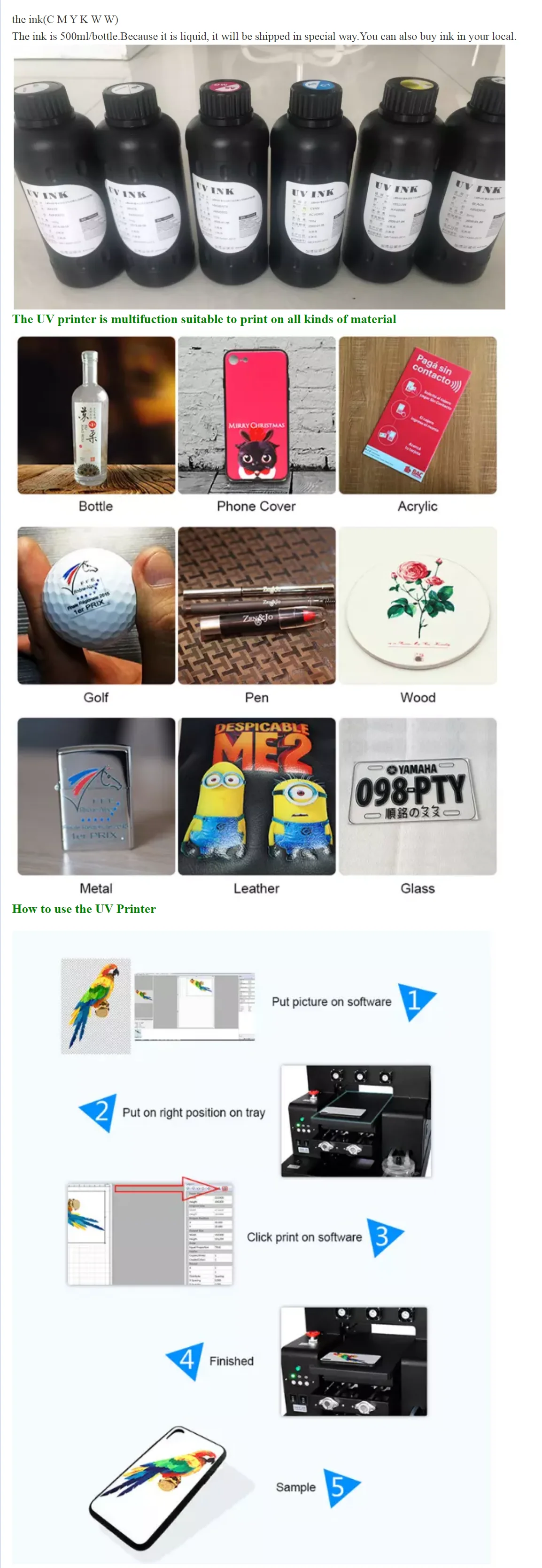 A3-L805 flatbed automatic printer uv printing machine uv printer a3