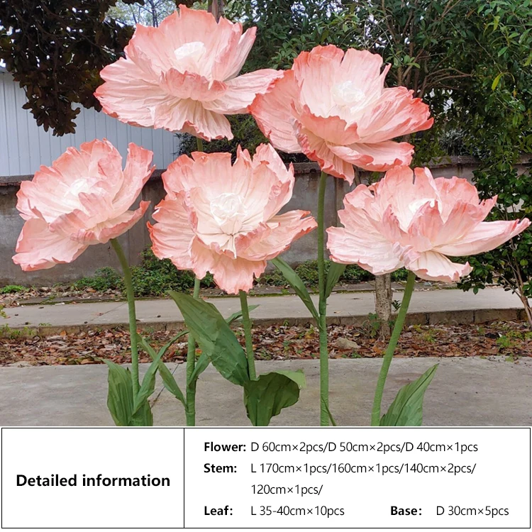 Wedding Background Decoration Customization Flowers Giant Paper Flowers