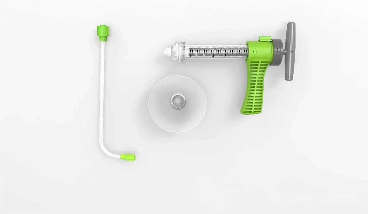 Orthocare Orthopedic Surgery CE EO Sterile PKP Transparent & Light Green Bone Cement Injector