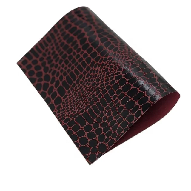 Custom Personalized Leather Paper with Crocodile Pattern