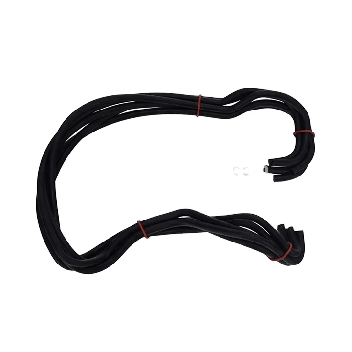 China Customize Black Coolant Pipe EPDM Rubber Hose Bend Rubber Drain tube Flexible Pipe Used Concrete Pump Rubber Hose
