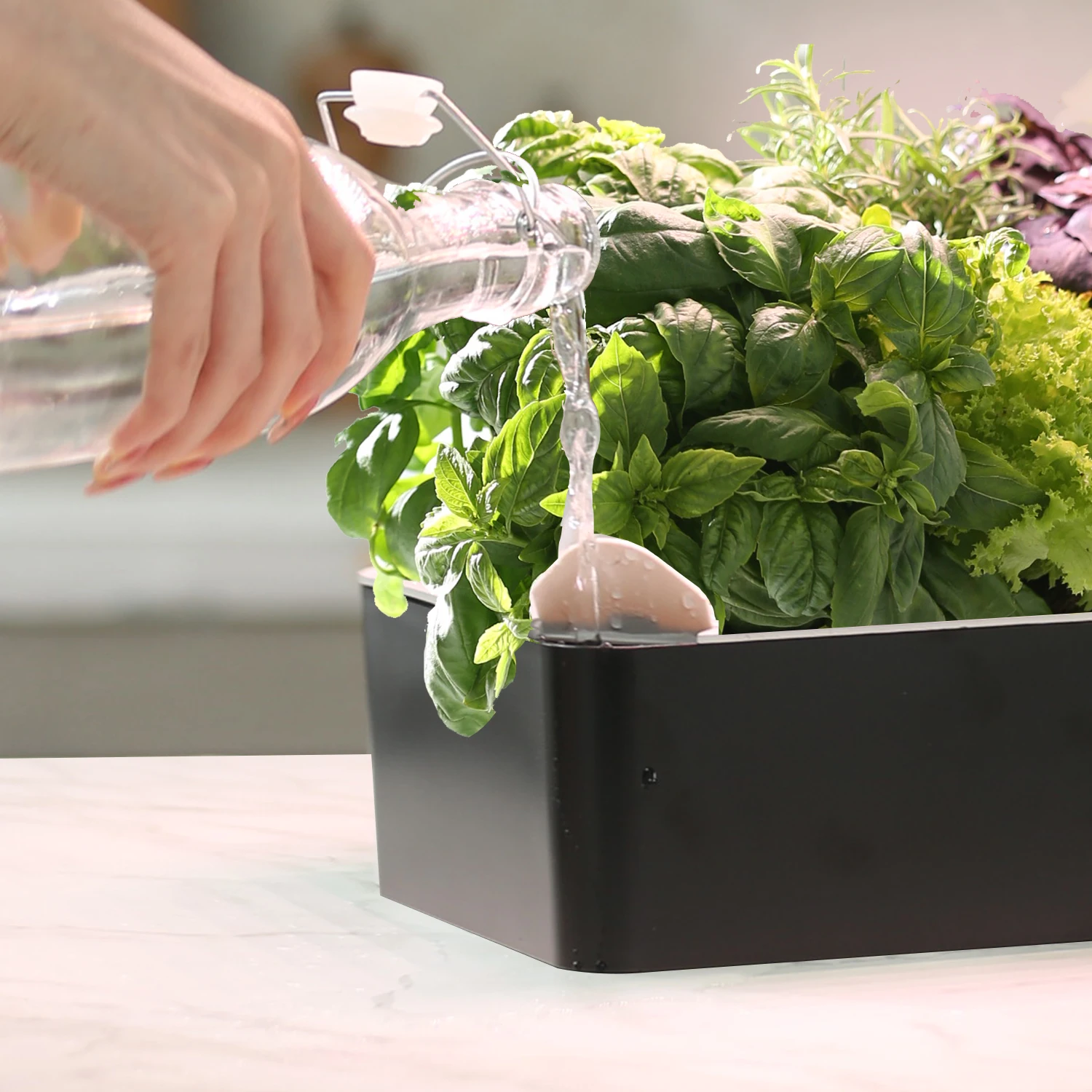 Hydroponic growing box for herbs lettuce vegetables mini smart garden planter intelligent plant pot smart garden tools