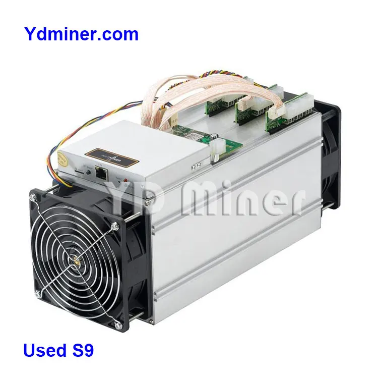 Хорошее состояние используется Asic Биткоин Майнер Bitmain Antminer S9 12 5 T 13 по лучшей