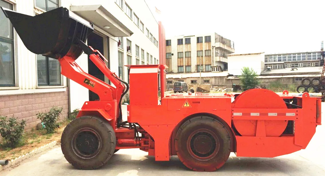 1.5 cubic yards hauling scraper LHD underground loader