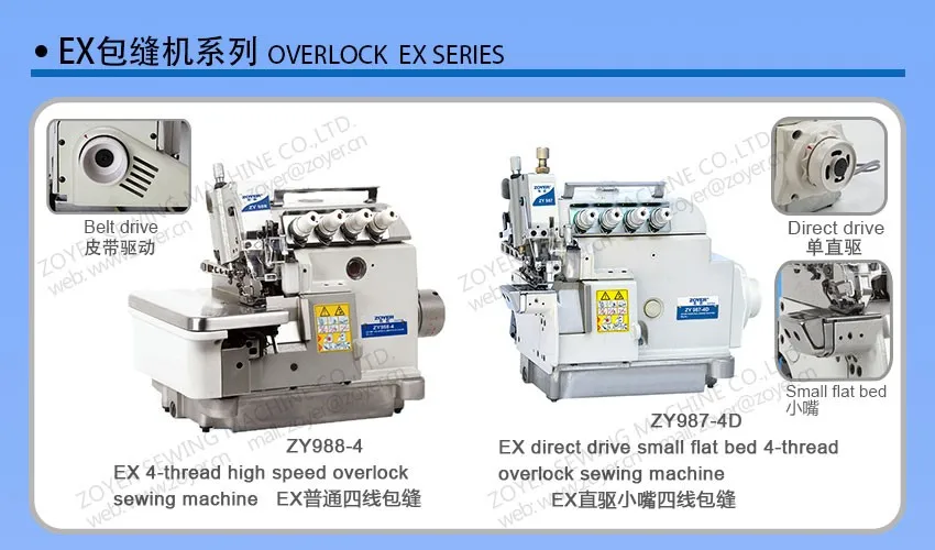 NEW ZY988DA-QST ZOYER Full-automatic Merrow Overlock Leather Glove Sewing Machine