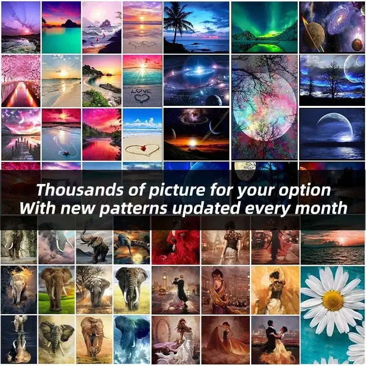 5D PHOTO CUSTOM Diamond Painting kits Picture Cartoons Home Decor Child Gift DIY Mysterious Diamond Painting blind box