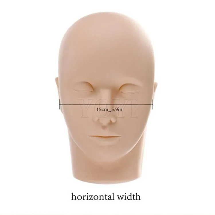 Wholesale Tattoo Practice Skin Realistic Mannequin Head Practice Training Head For Lash Extension
