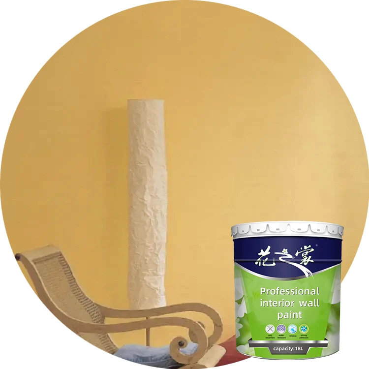 OEM ODM Colorful Interior Bedroom Wall Coating Net Smell Latex Emulsion Paint