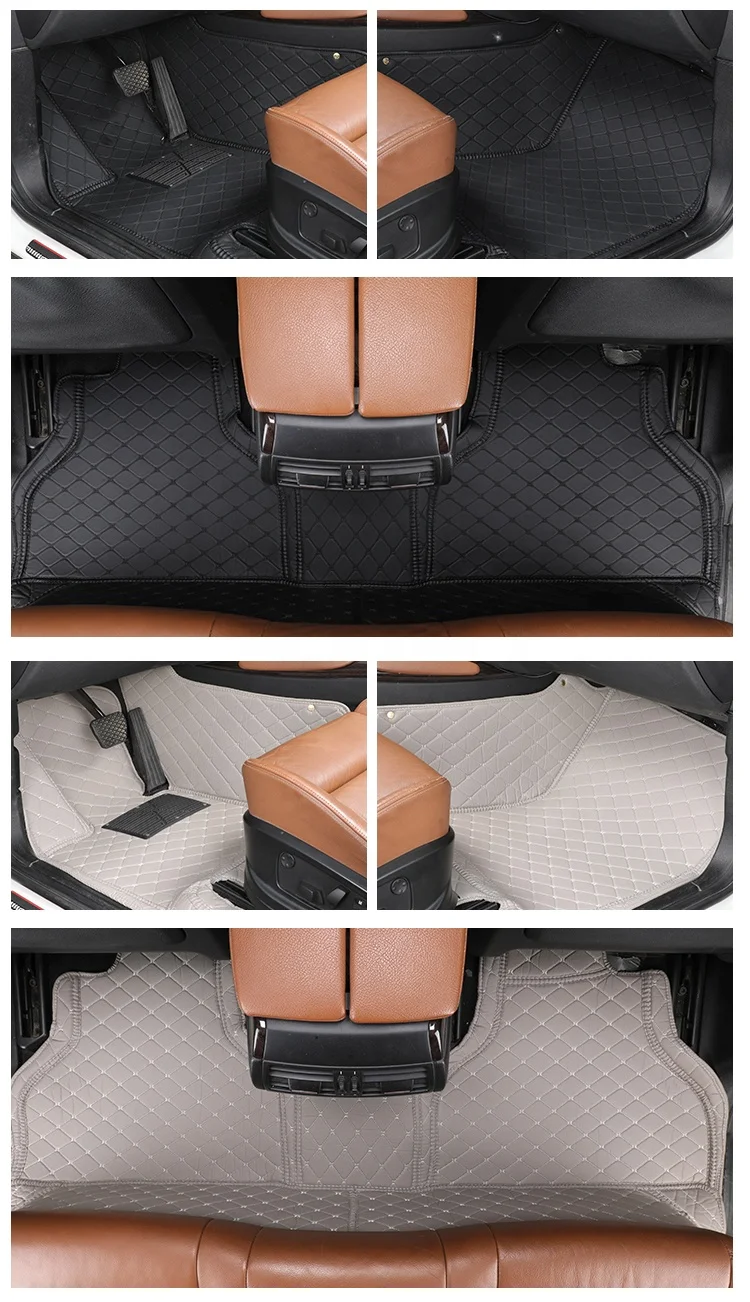 Hot Car accessories Luxury Double Layer With Coil Mat Factory Wholesale 7D Car Mats For KIA SPORTAGE