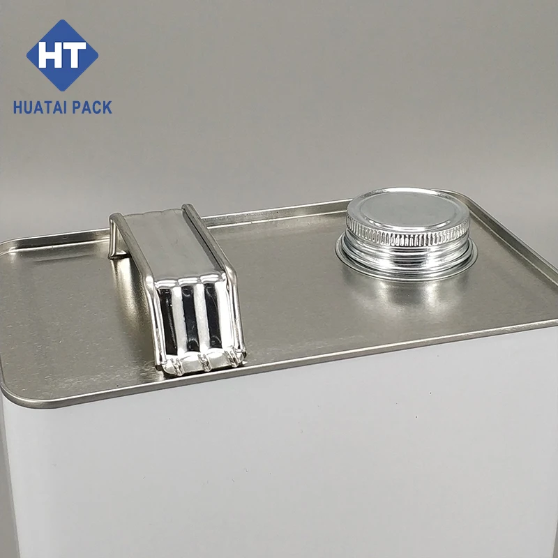Gallon Rectangular Metal Can Screw Top Chemical F-style Cans