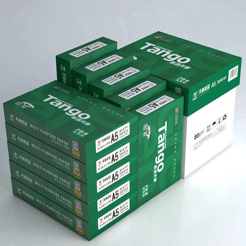 Tango wholesale price  80g A5 Copy Paper White Office Hard A5 Printer  Copy Paper