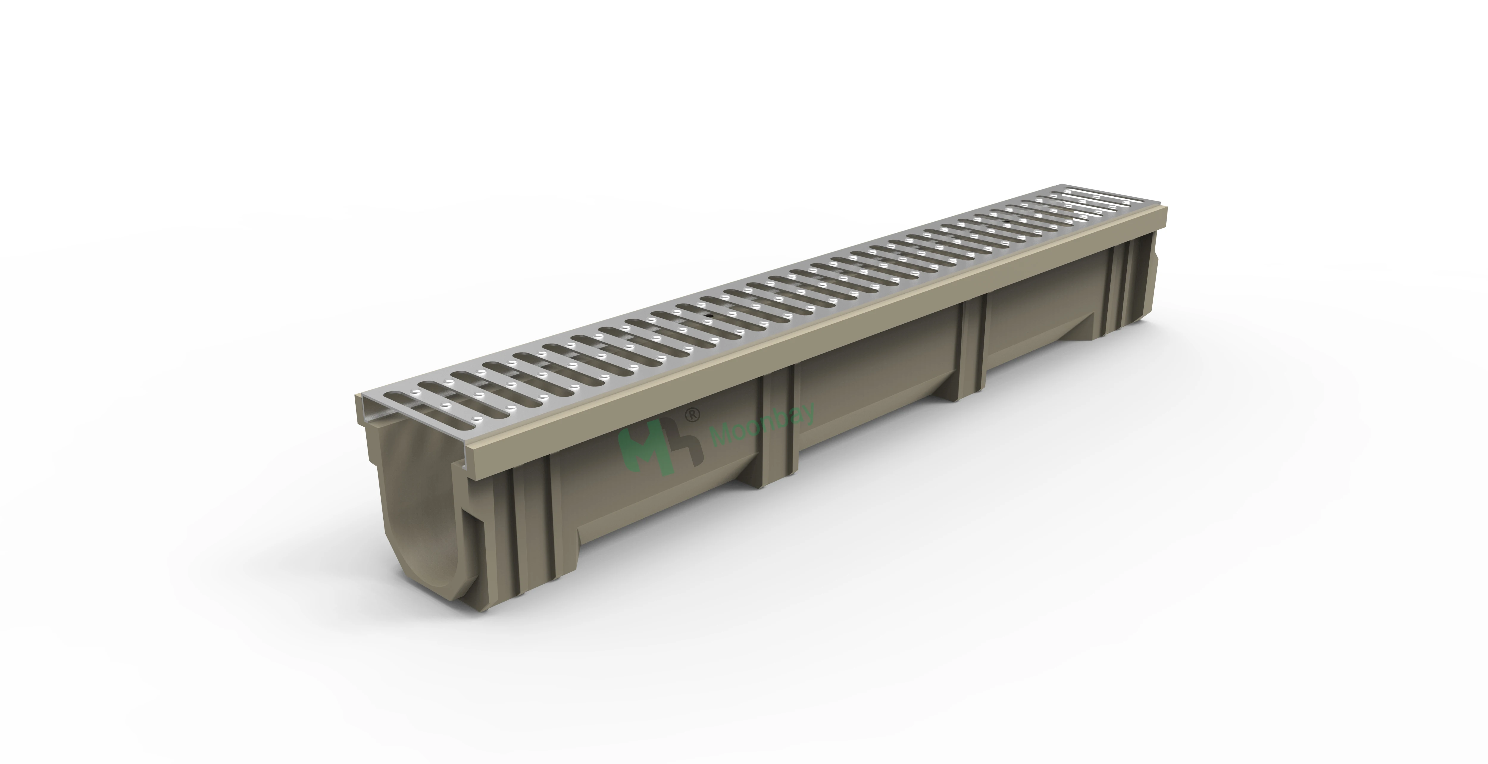 Heavy duty plastic sink water drainage u channel drain system
