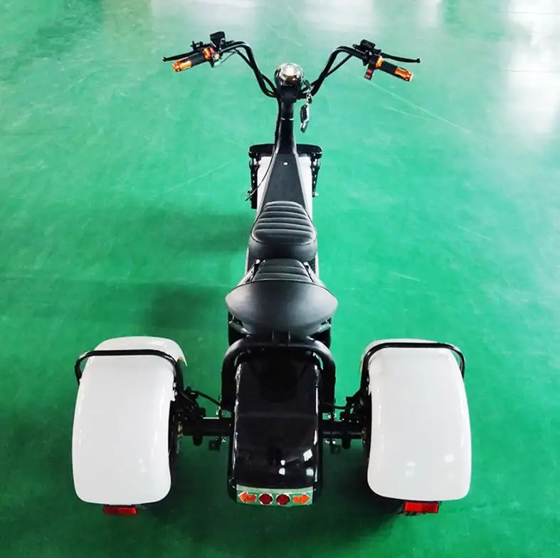 fat wheel citycoco 2000w scooter electric 3wheels  with removable battery electric tricycle