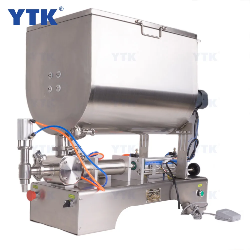 2021 New High-Efficiency Hot-sale Sauce Jam And Chili Sauce Single-head Filling Machine With Mixer Filling Machine