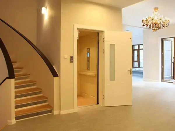 Inside Outside 2 Floors 3 Floors Aluminum Alloy Shaft Small Home Lift Elevator