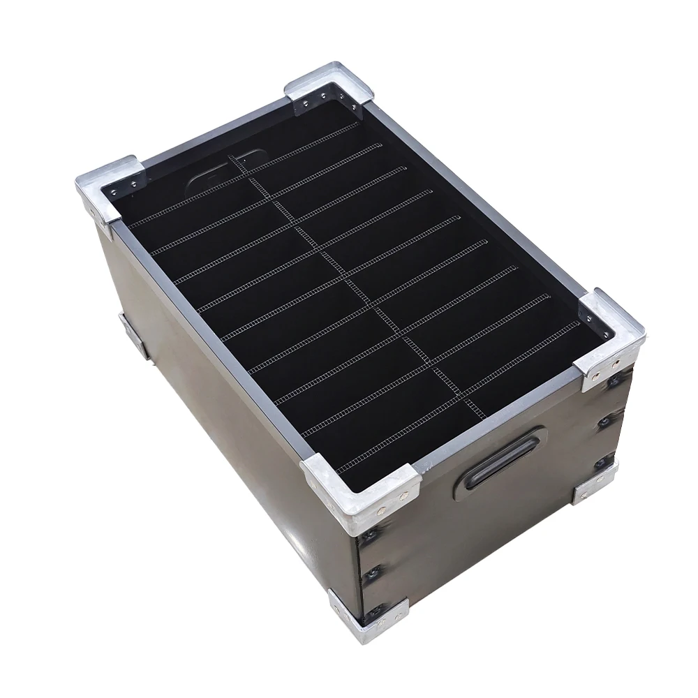 Electronics Storage Dividers Boxes Manufacturer esd Plastic Sheet Anti-static Box