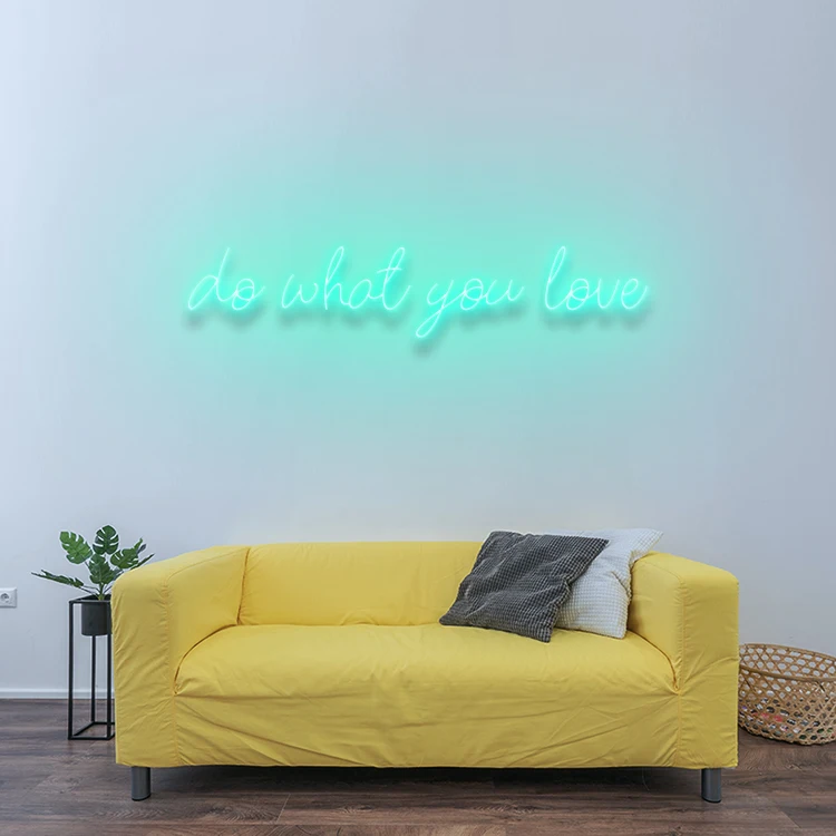 Koncept Drop Shipping 36inch do what you love  custom neon led sign Neon Light Advertising Custom LED Neon Sign